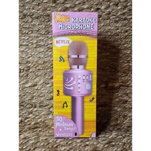 Motown Magic Bluetooth Karaoke Microphone Includes 30 Famous Songs Kids Gift New